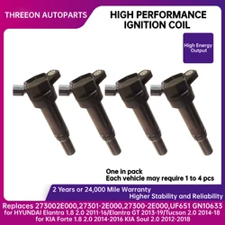 For HYUNDAI ELANTRA 2011-2019 HYUNDAI TUCSON 2014-2018 KIA SOUL 2012-2018 27300-2E000 THREEON Ignition Coil IC2219