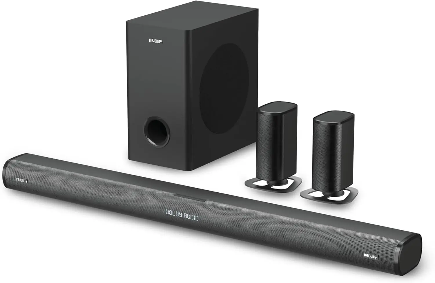 Majority Everest 5.1 Dolby Audio Surround Sound System with Sound Bar | Wireless  , Home    Audio with De