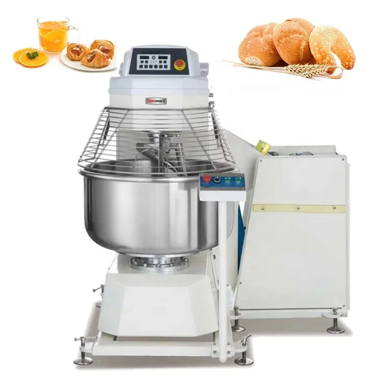 Commercial double speed Baking Bread Dough Mixing Machine Bakery Spiral Mixer For Sale