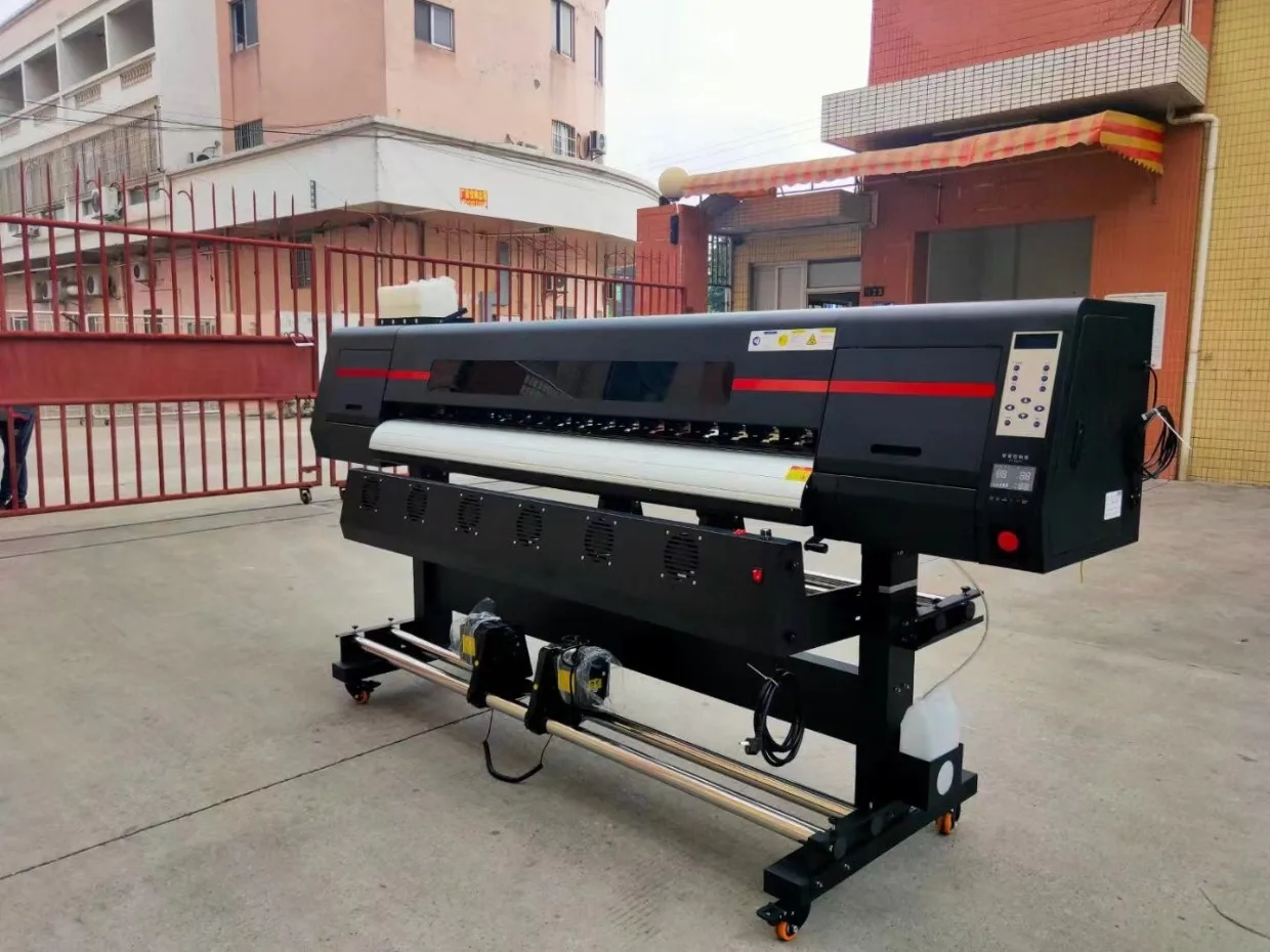 1.6m Large Format Eco Solvent Printer | I3200 XP600 Heads | High Resolution Tarpaulin Canvas Vinyl Sticker Printer - Image 4