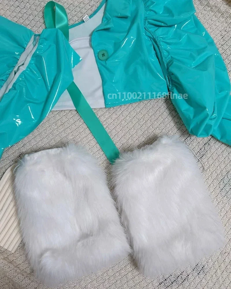 Stroje do jazzu dla dzieci, skórzane stroje w jaskrawych kolorach dla dziewcząt, modele grup dziewczęcych, zestawy kostiumów na wybieg sceniczny.