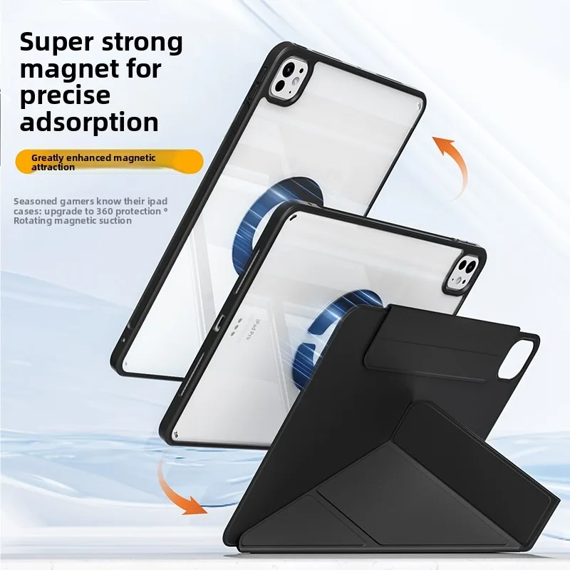 

For IPad Air 5 Air 11 A16 11th IPad Pro 11 12.9 13 10 Gen 10.5 10.2 9th 8th 6th 5th 9.7 Mini 7 6 5 4 Smart Case with Pen Holder