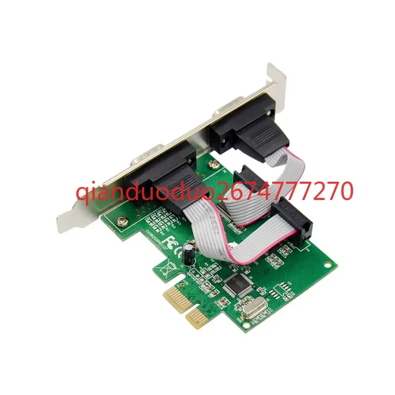

Подходит для PCI-E CH382L 2S DB-9-контактный порт RS232, карта последовательного порта Native Industrial COM1, последовательная карта расширения