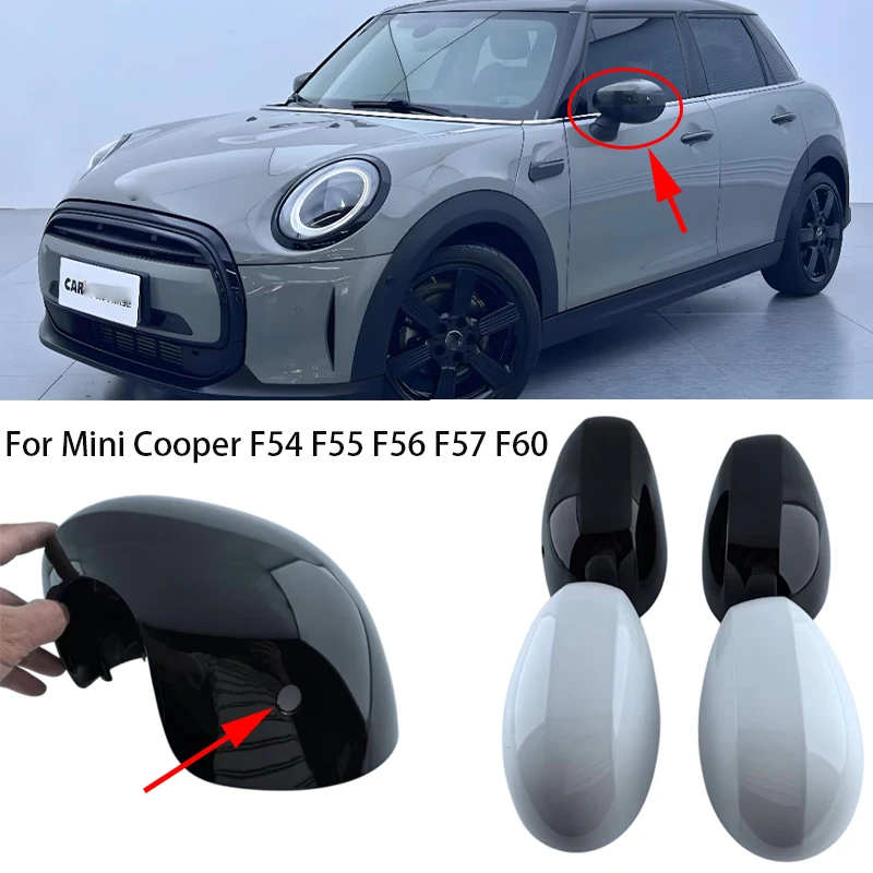 

Car Accessories For Mini Cooper F54 F55 F56 F57 F60 2020-2024 Rearview Mirror Cover Reverse Mirror Shell Case Shell Housing