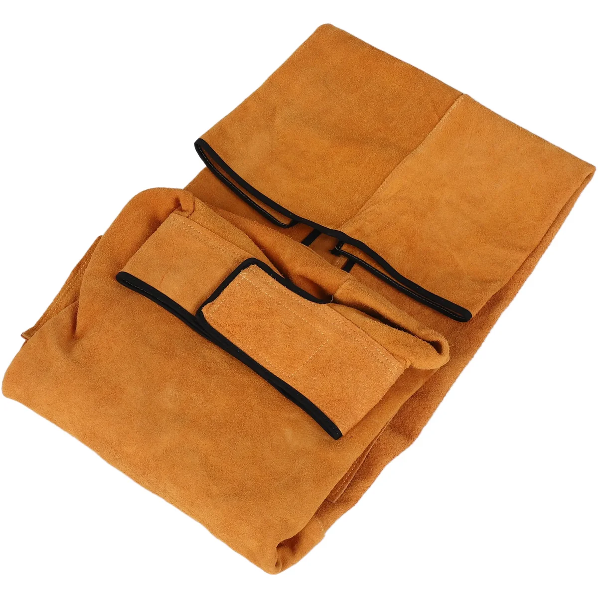 A88M 120 سنتيمتر ساحة لحام لهب كم طويل لحام ملابس واقية انقسام الجلود مقاومة للحريق