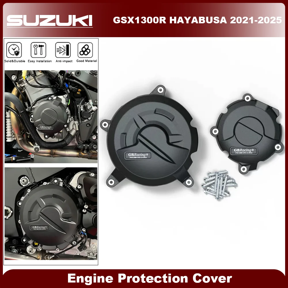 

For SUZUKI GSX1300R HAYABUSA 2021-2025 GB Racing Motorcycle Engine Protect Cover Body & Frames Clutch Pulse Protection Cover