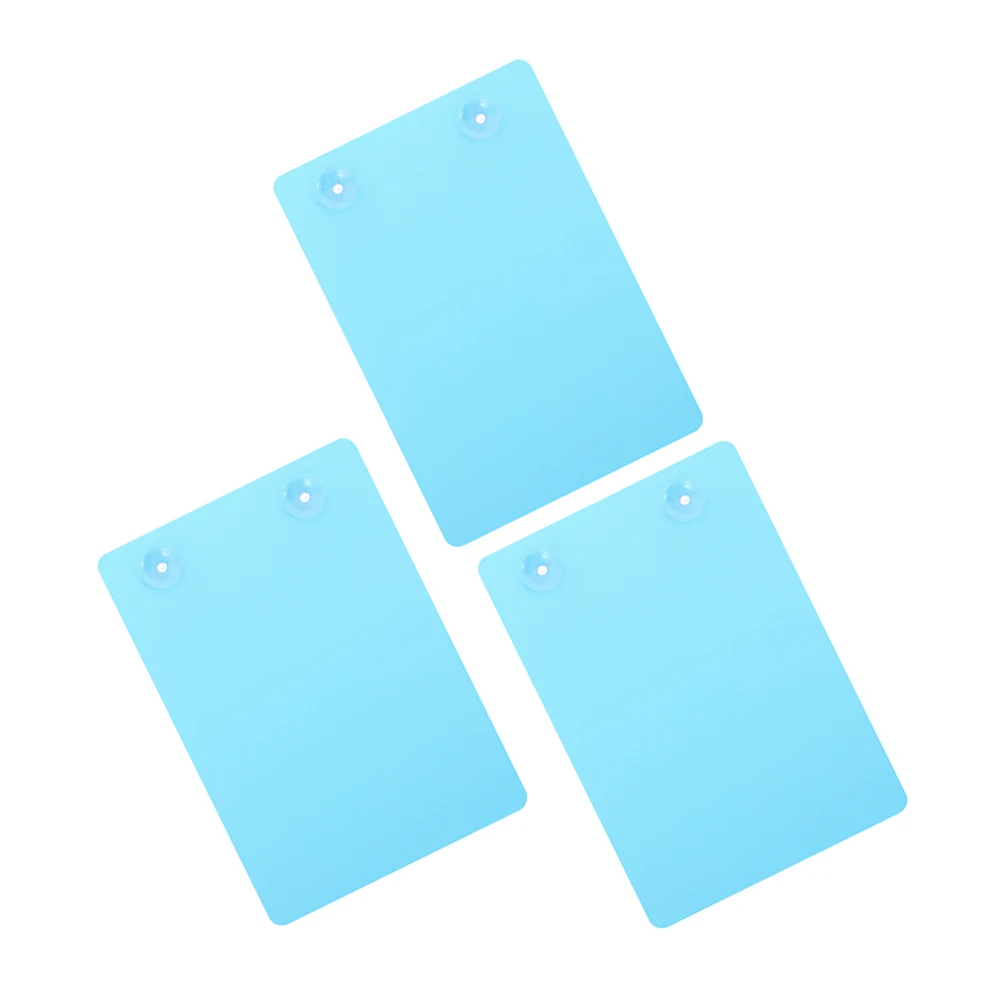 

3 Pcs Fish Tank Breeding and Hatching Board Decoration Plate Aquarium Decorative Stone Egg Laying Plastic