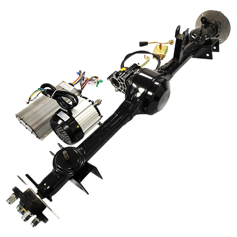 

Electric Tricycle Differential Rear Axle with Brushless Motor1000W 1500W Agricultural Vehicles Differential Axle