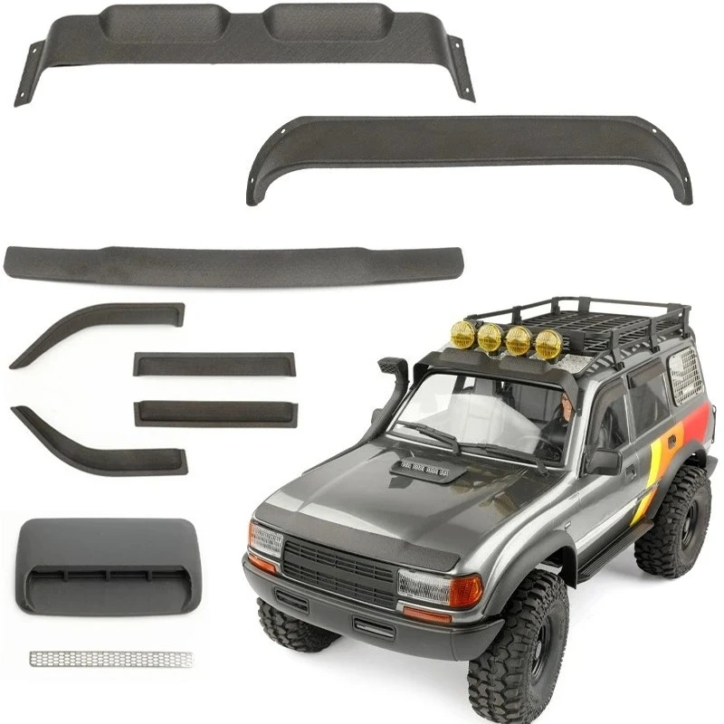 Simulated Hood Decoration for 1/10 FMS FCX10 LC80 Accessories