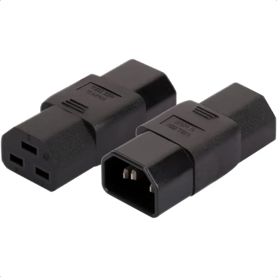 

2 Pack IEC320 C14 to C21 16A to C14 10A AC Power Connector for PUD UPSC14 Male to C21 Female Power Adapter for Cord Connectorc1