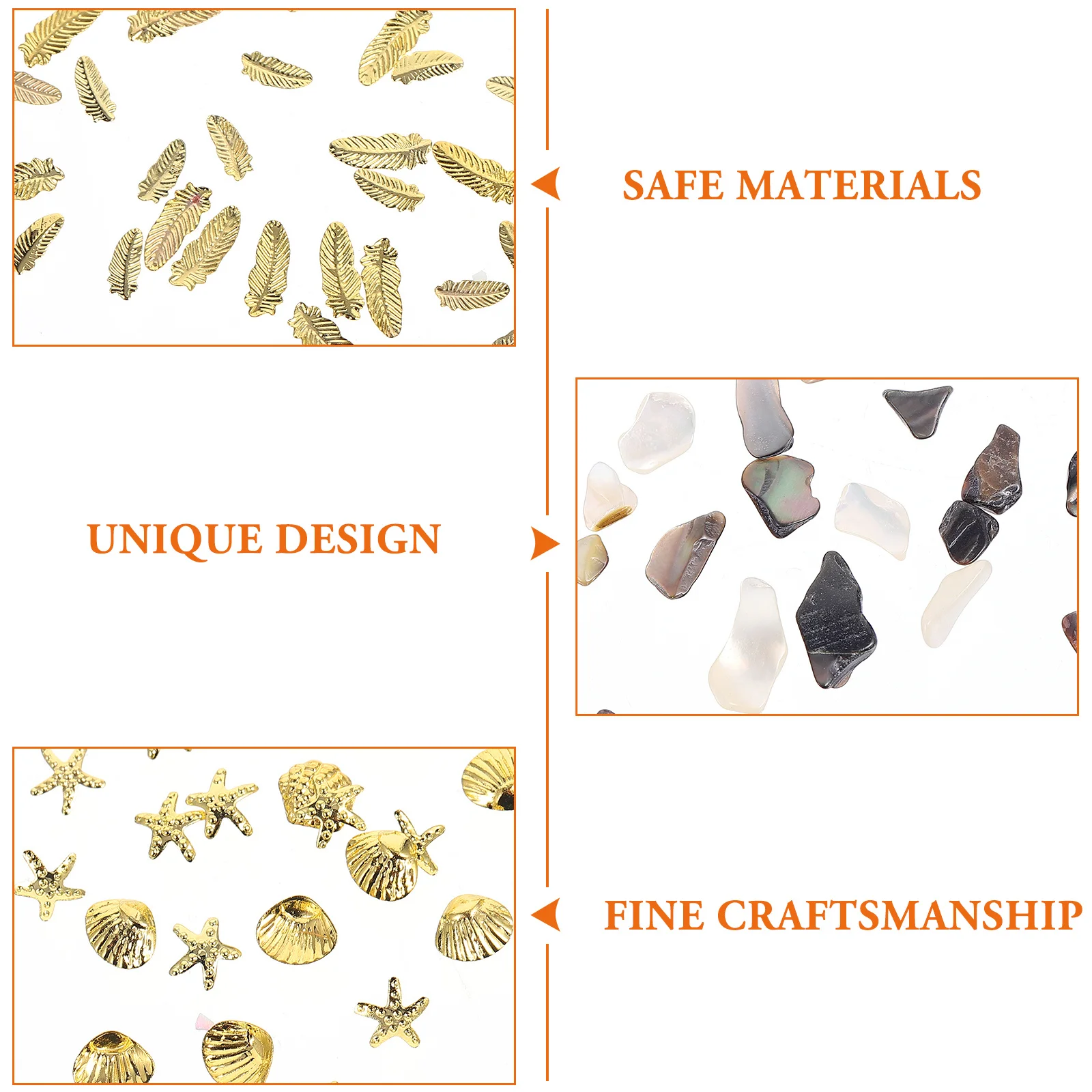 

Epoxy Filling Alloy Resin Charms 3 Boxes DIY Accessories Supplies for Necklace Bracelet Keychain Crafts Resin Fillers