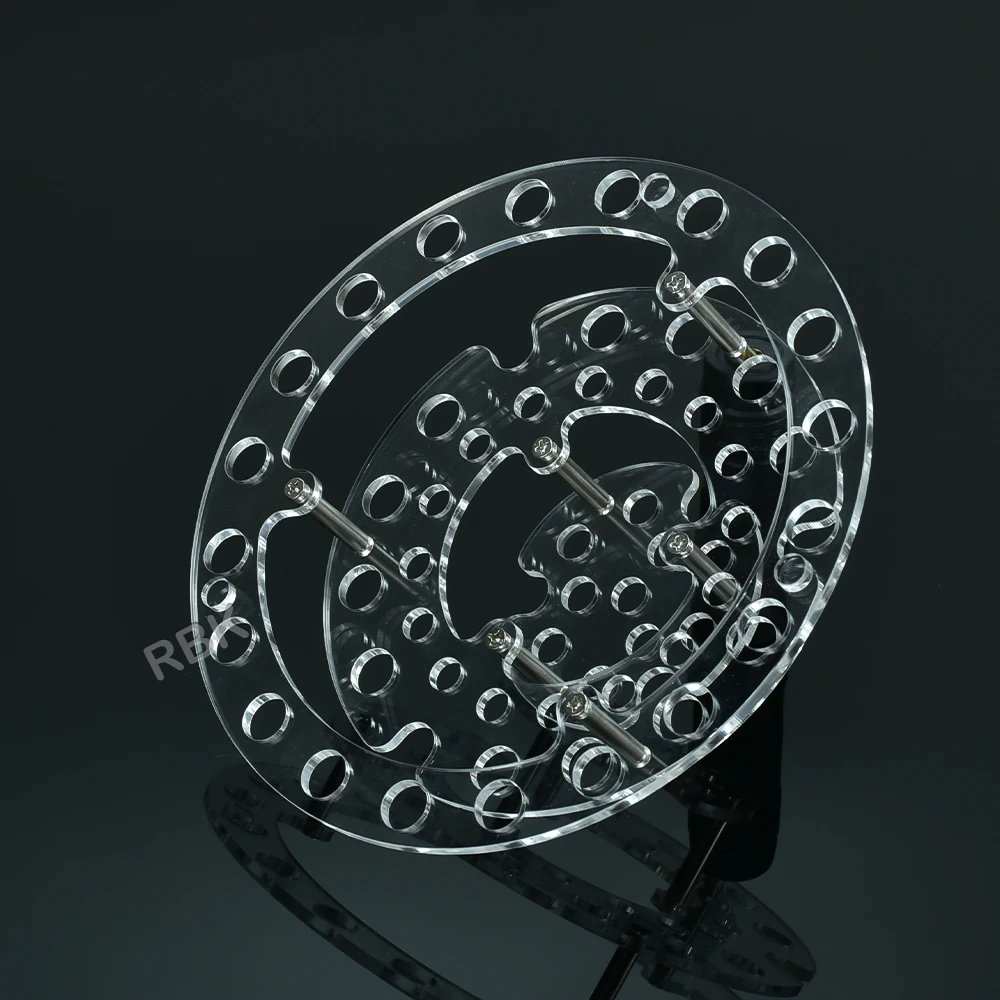 Wolfcoolvape-Soporte de exhibición de acrílico para DotAIO V1/V2/MISSION rba 810, punta de goteo 510