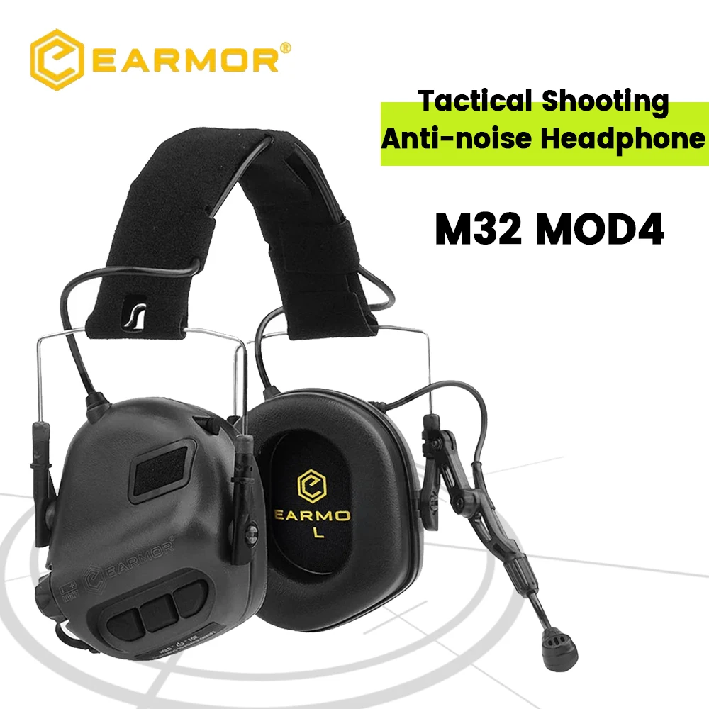 

EARMOR Professional Tactical Electronic Shooting Earmuff M32 MOD4 Hunting Sport Anti-noise Headset Sound Amplification Headphone