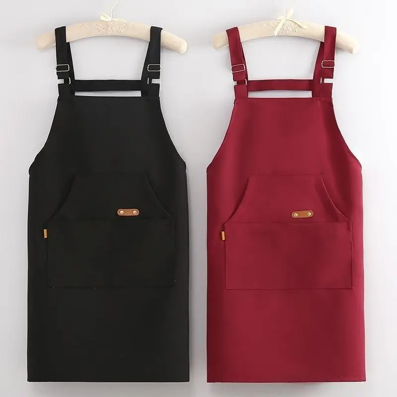 Thickened apron kitchen household anti-fouling restaurant manicure milk tea fruit shop waist wear-resistant non-pilling fading