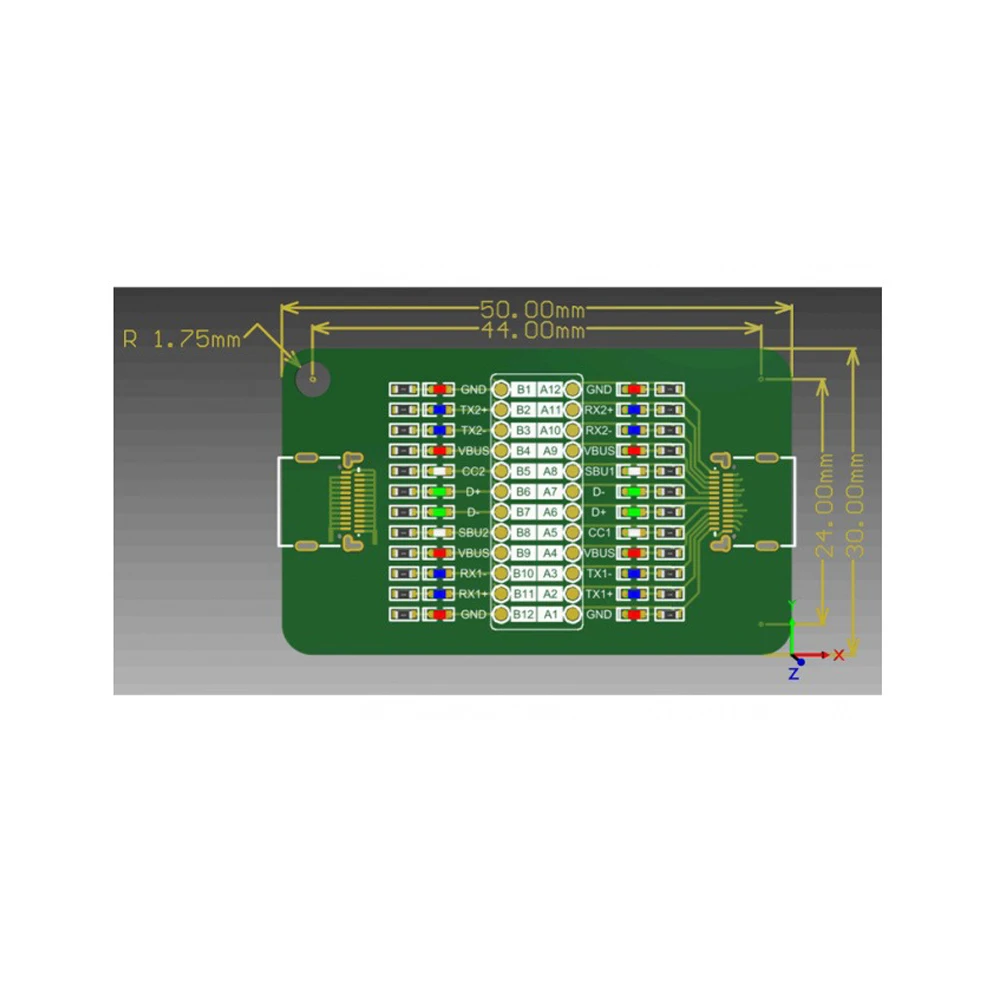 

Portable Type-C Cable Tester Module with 24-Pin Full Detection Dual Head with LED Indicator for Phone Cable Testing