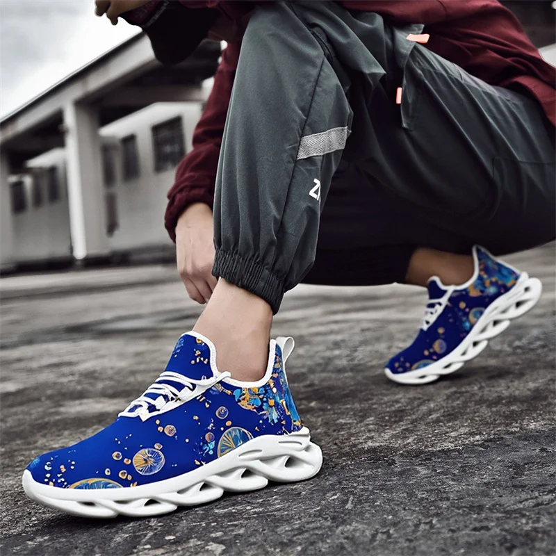 

Модные мужские кроссовки, легкие дышащие сетчатые кроссовки на плоской подошве для фитнеса и тренировок, нескользящие женские спортивные кроссовки для спортзала