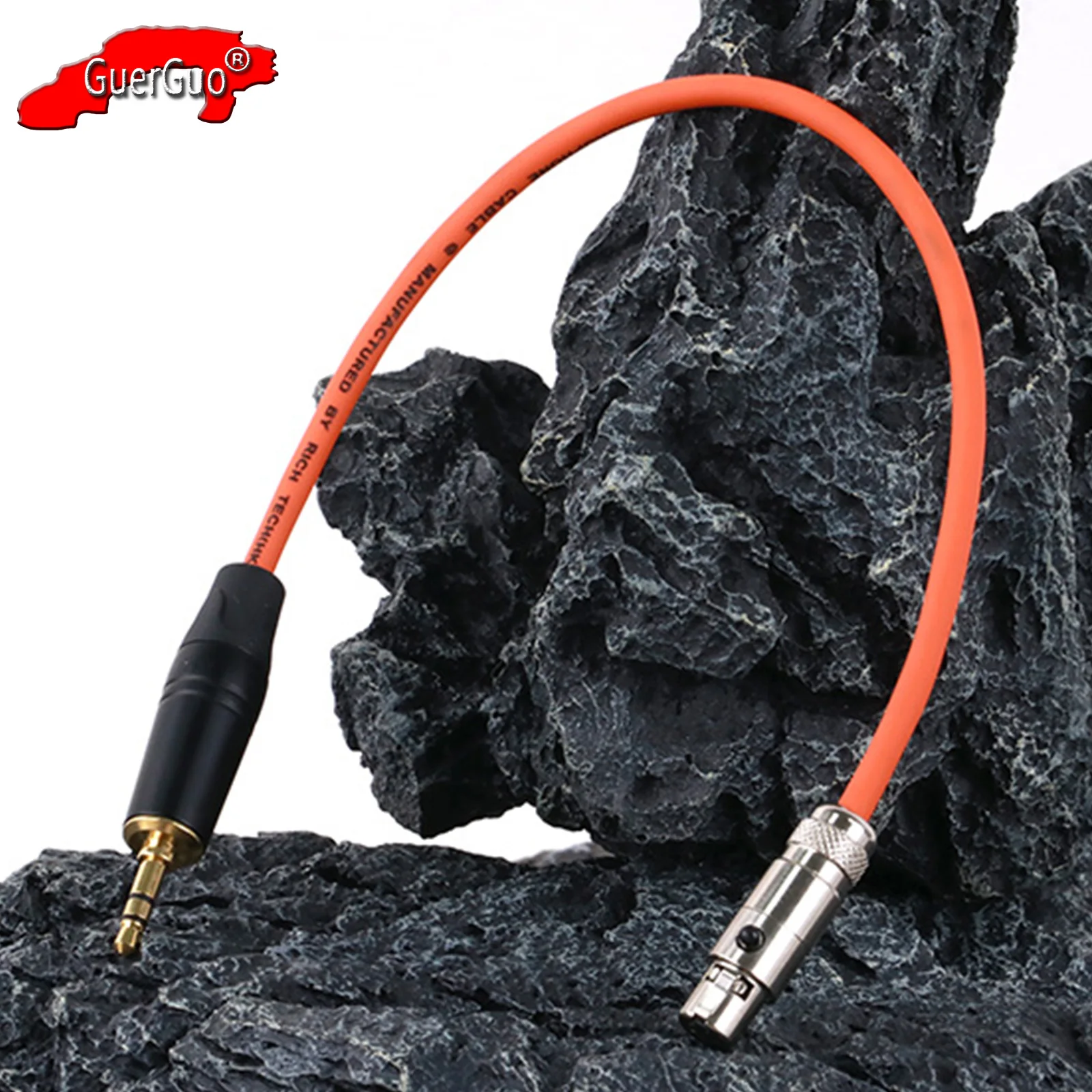 

3.5mm Stereo Plug to Mini XLR Female Cable, 1/8" TRS Jack to 3Pin Mini XLR Female Headphones Audio Extension Adapter Cord