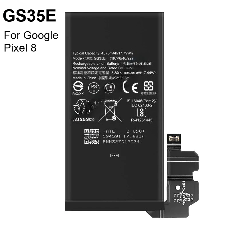 G07DF GUKD8 GS35E بطاريات الهاتف المحمول لجوجل بكسل 8A بكسل 8/8 برو HTC Pixel8A 8 8Pro بطارية بديلة للهاتف Bateria