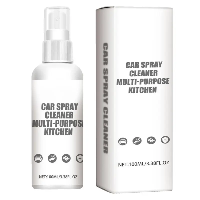 Multi-Purpose Cleaner Spray Car Car Windshield Washer Foam Cleaner Multifunctional Interior Car Glass Stain Cleaner Upholstery