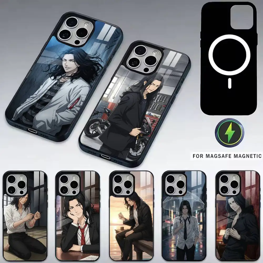 

Tokyo R-Revenger-S Baji Phone Case For iPhone17,16,15,14,13,12,11 Plus,Pro Magnetic with Magsafe Wireless Charging