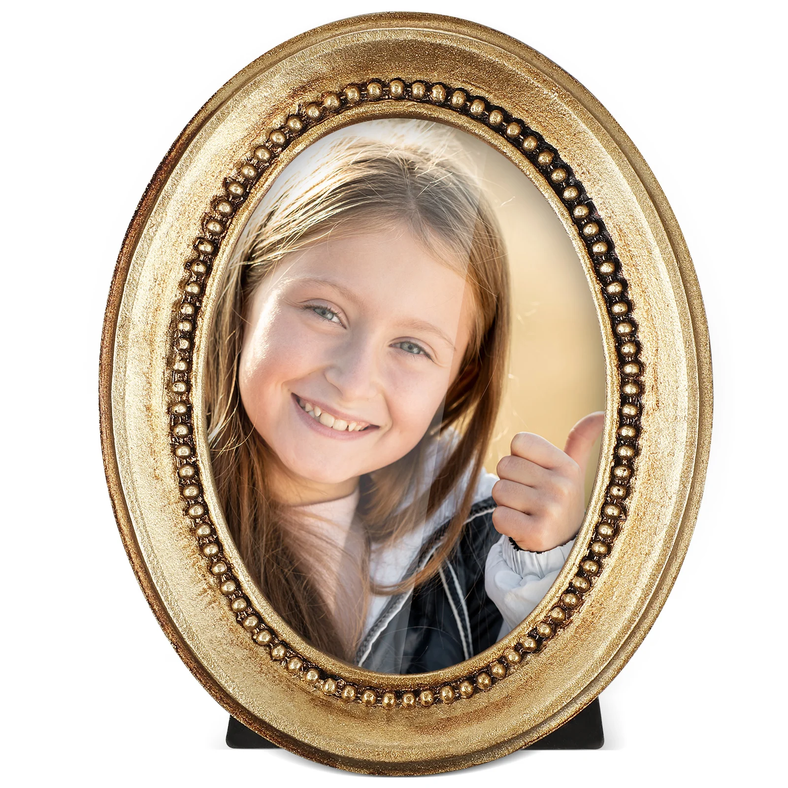 مجموعة صور الراتنج خمر إطار الصورة البيضاوي الرجعية ديكور جدار المنزل مكتب متجر الديكور إطار العرض