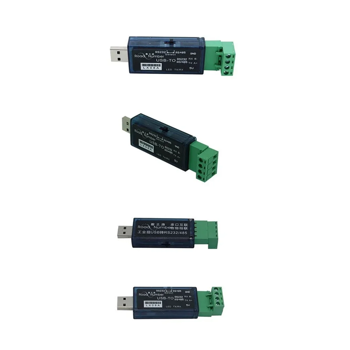 LX08A USB to 485,USB to RS232 485 Double Function Converter Two-Way Transparent Transmission 500m Serial Cable