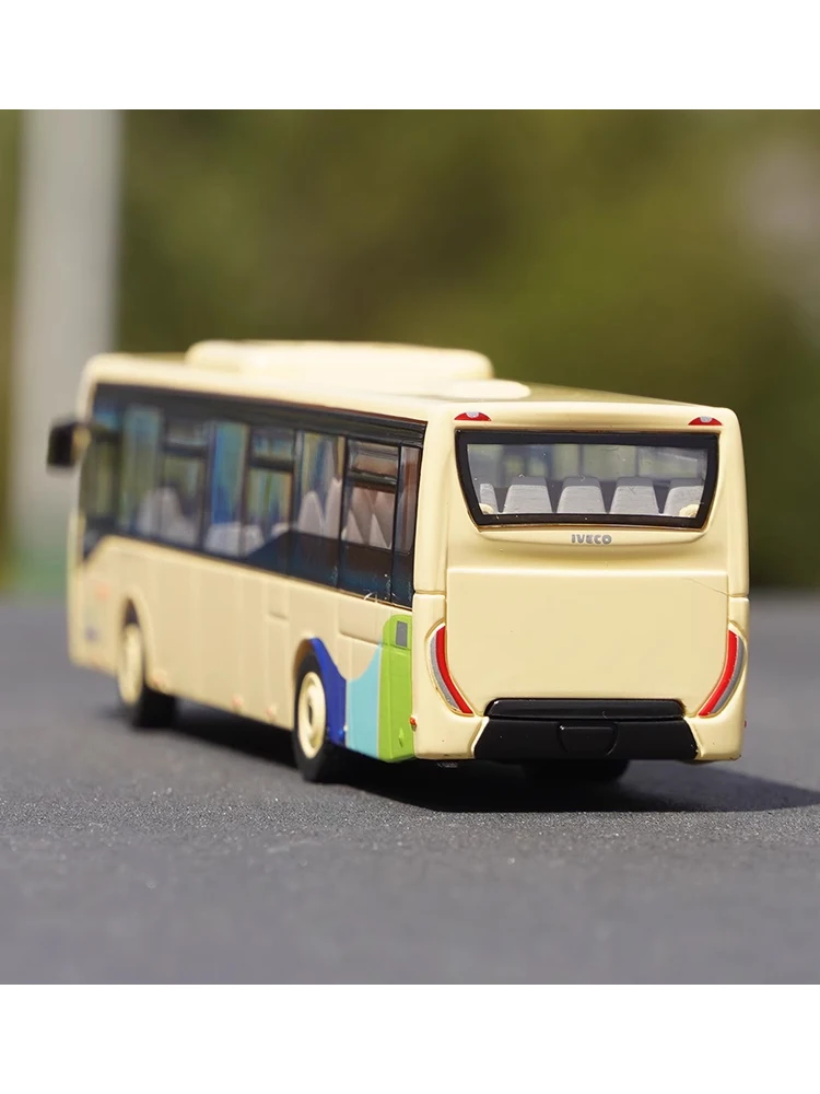 1:87 Iveco Crossway Urbanway Bus Ho Scale Iveco Bus Model Imitation Alloy Car Model Toy Collection Display Gifts