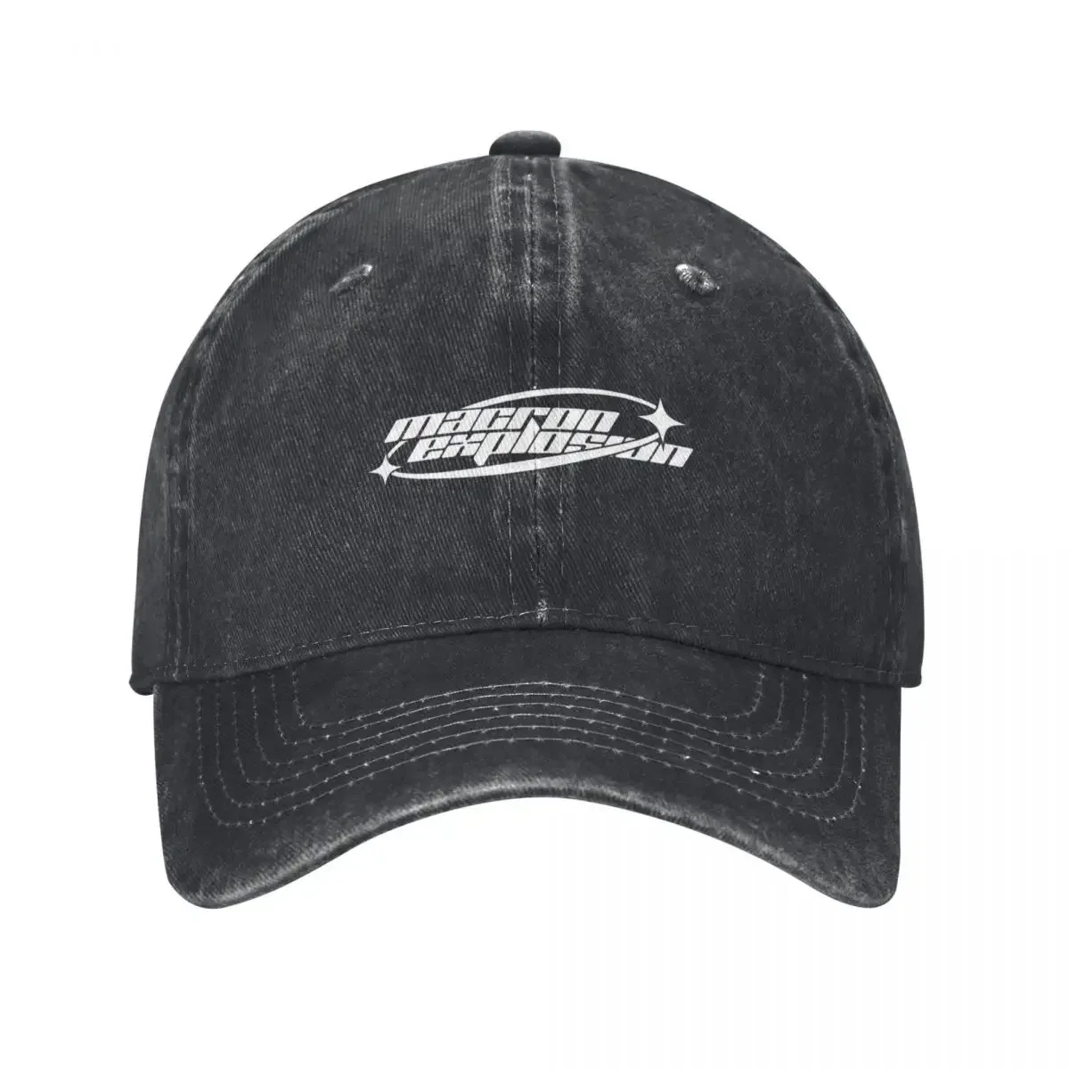 

macr*n e*plosion white Baseball Cap Golf Hat hats on offer Sun Cap Horse Hat Women's Beach Men's