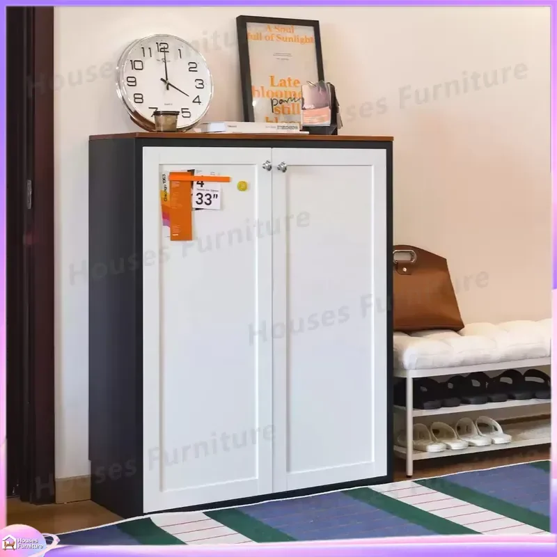 Modern Shoe Cabinet Storage Organizer with Adjustable Shelves Multi Functional Entryway Hallway Closet Furniture Home Decor view 6