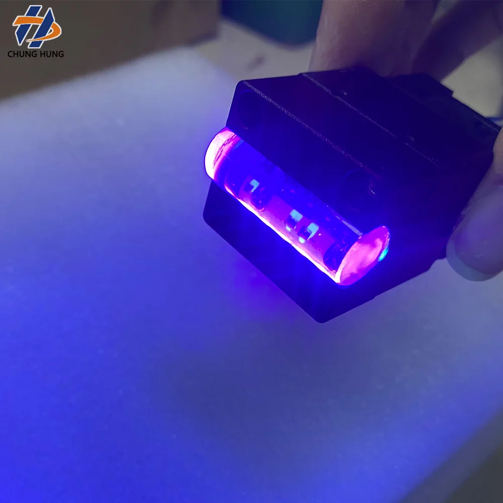 30W Air-Cooled UV LED Curing Lamp, Fast UV Ink Drying Light for Modified L1800 R1390 Small UV Flatbed Printer