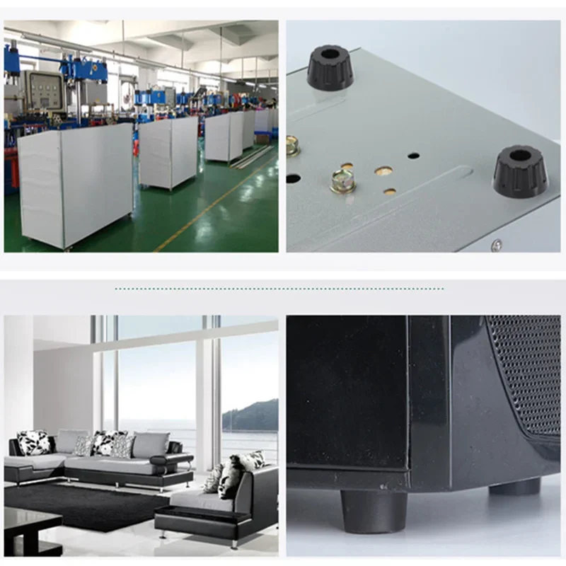 4pcs Screw furniture leg floor protector rubber feet Anti Slip Shock Pad for Speaker Cabinet Bed Table Box Support leveling feet image 2