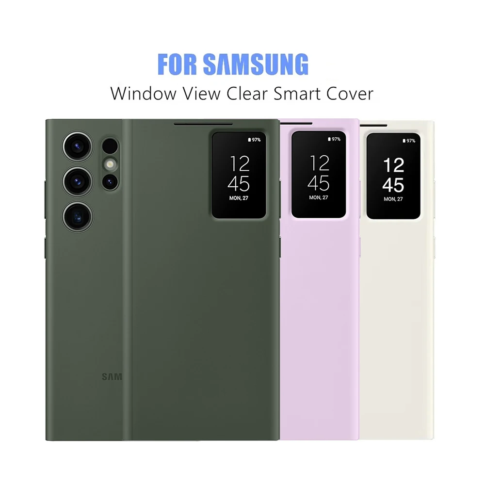 Oryginalne etui na smartfona Samsung Smart View Wallet EF-ZS918 do Galaxy S23 Ultra S-View Flip Mobile Phone Protective Cover — zdjęcie produktu 6