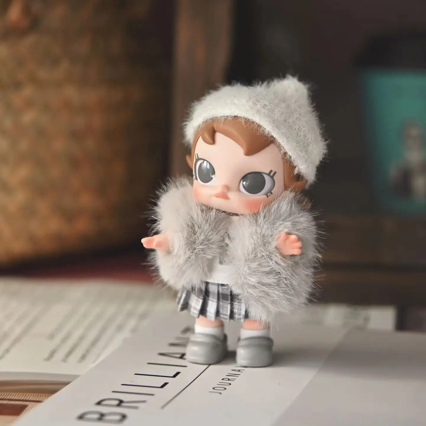 

POP MART Molly Winter Fit Check Serie Blind Box Toys Mystery Box Mistery Caixa Action Figure Surprise Cute Model Birthday Gift