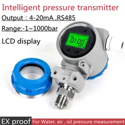 4-20ma lcd Edelstahl Digital anzeige Druck messumformer 2088 explosions geschützter Drucksensor 100bar