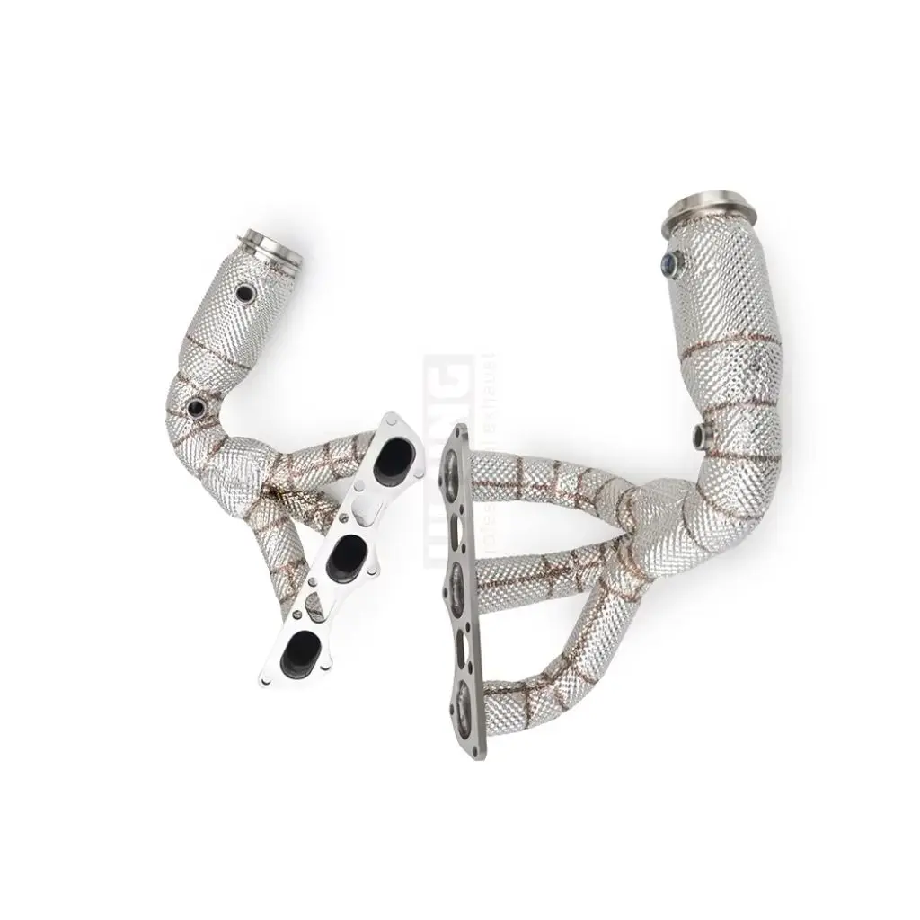

Stainless Steel Exhaust Manifold for Porsche 911(991.1) 3.8 Carrera S/Carrera 4S 2011-2015 with Heat-Shielded Exhaust Collector