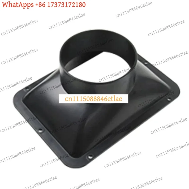 Long Duct Fan Hose Adapter Wall Flange Vent Connector Kitchen Hood Ventilation Range Hood Flange Fan Flanges Vents Air Tools