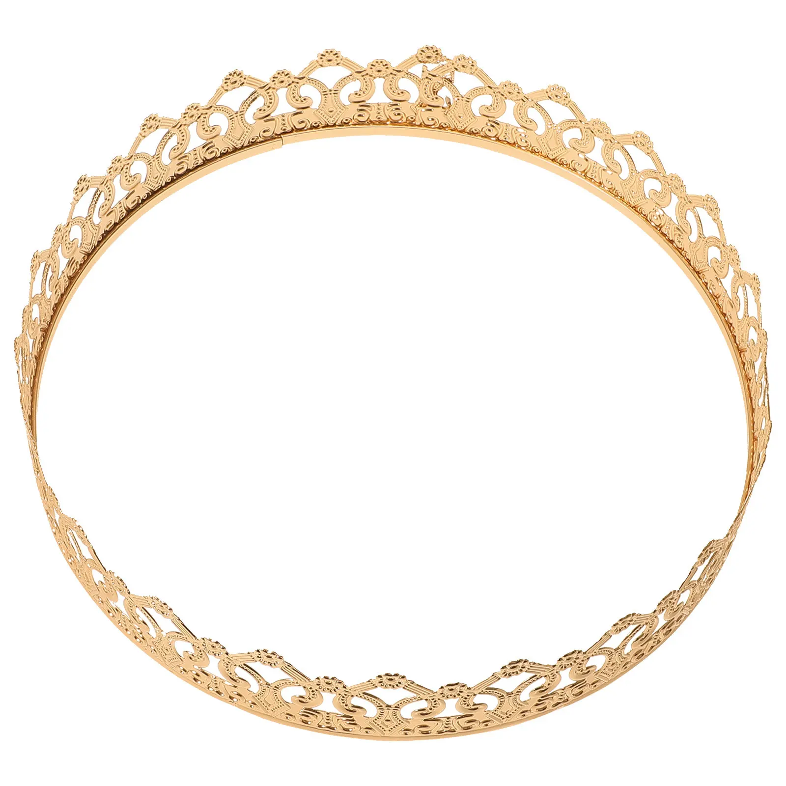 

King Crown Metal Decorative Crown Classic King Cosplay Party Birthday Hair Accessory Headband for Men Women Performance Costume