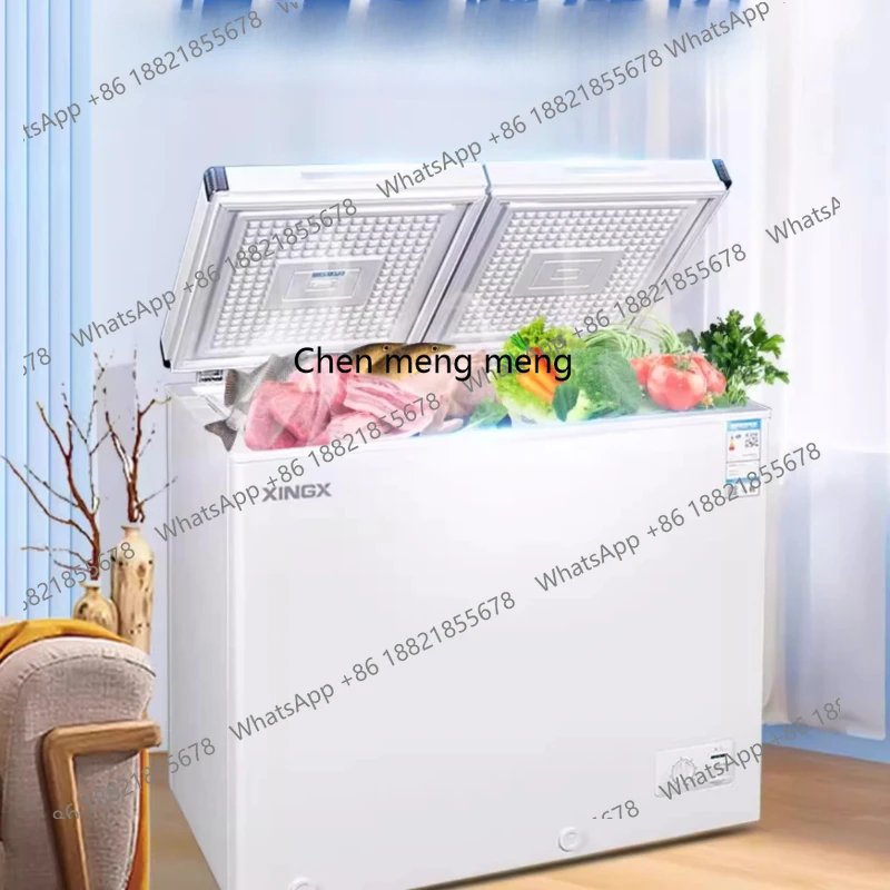 

Household small refrigerated and frozen large-capacity horizontal double temperature commercial freezer freezer