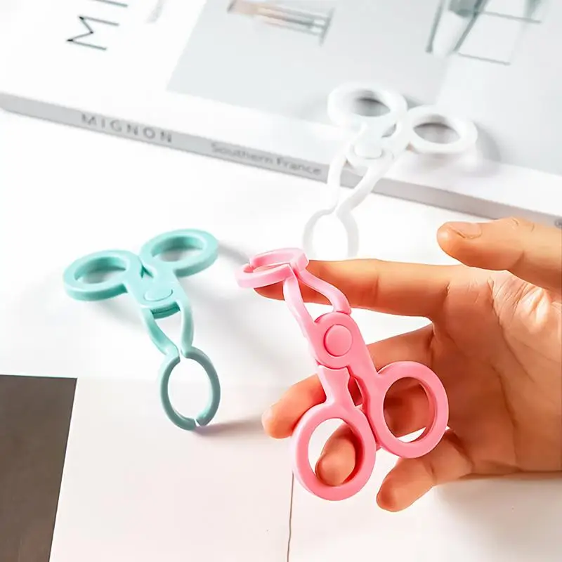 เครื่องมือช่วยใส่คอนแทคเลนส์ สำหรับผู้เริ่มต้น รูปทรงกรรไกร ช่วยดึงเปลือกตาให้เปิดออก