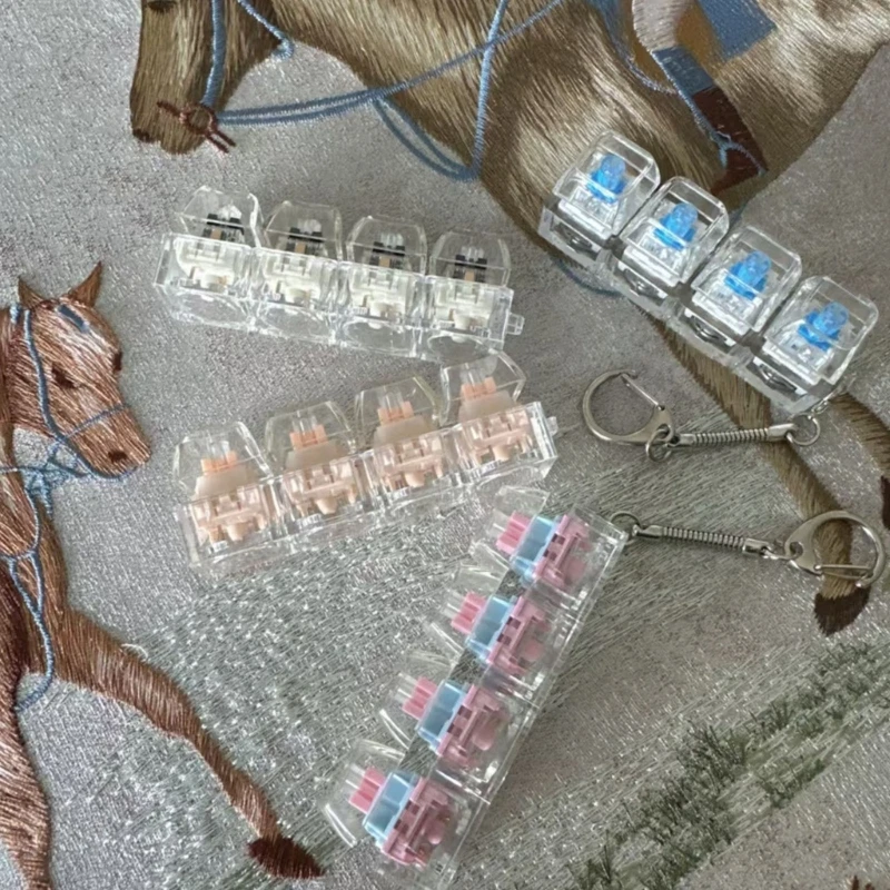 

Имитационная клавиатура, игрушка-брелок для снятия стресса с механической кнопкой, игрушка-брелок со светодиодной подсветкой для