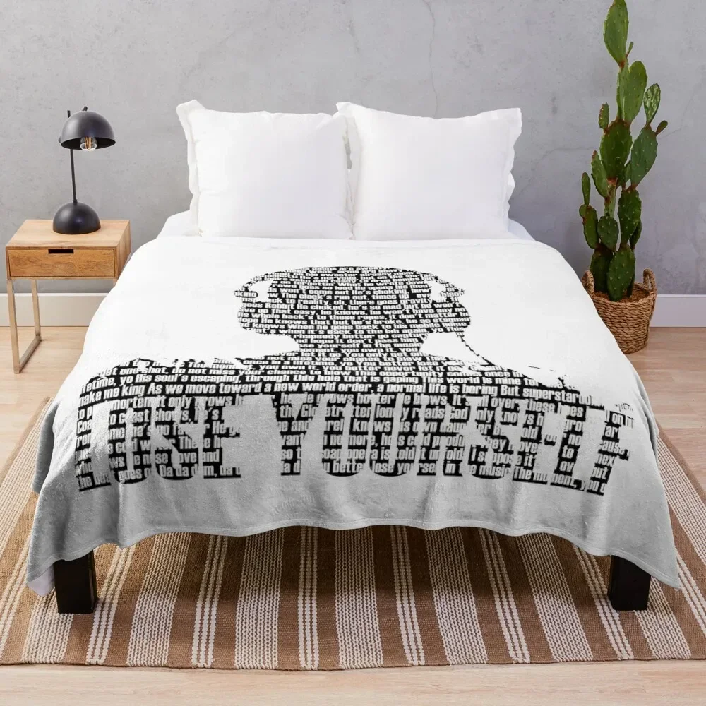 Lose Yourself Throw Blanket Custom Heavy Decorative Sofas Comforter Blankets