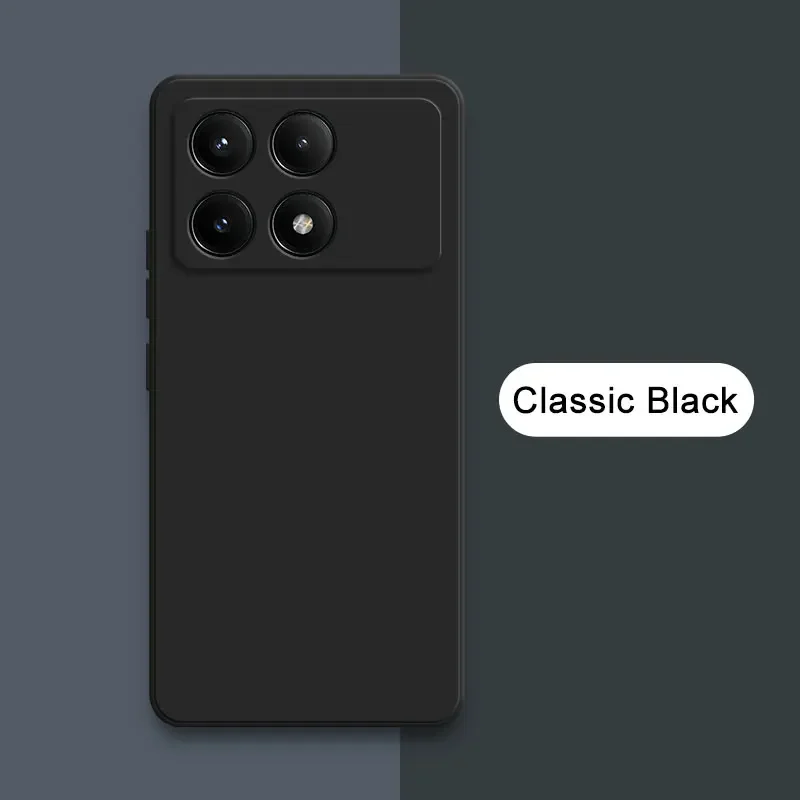 Original Liquid Silicone Case Cover for Xiaomi POCO X6 Pro POCOX6 X6Pro 5G Global Version Soft Mobile Phone Fundas Bags image 6