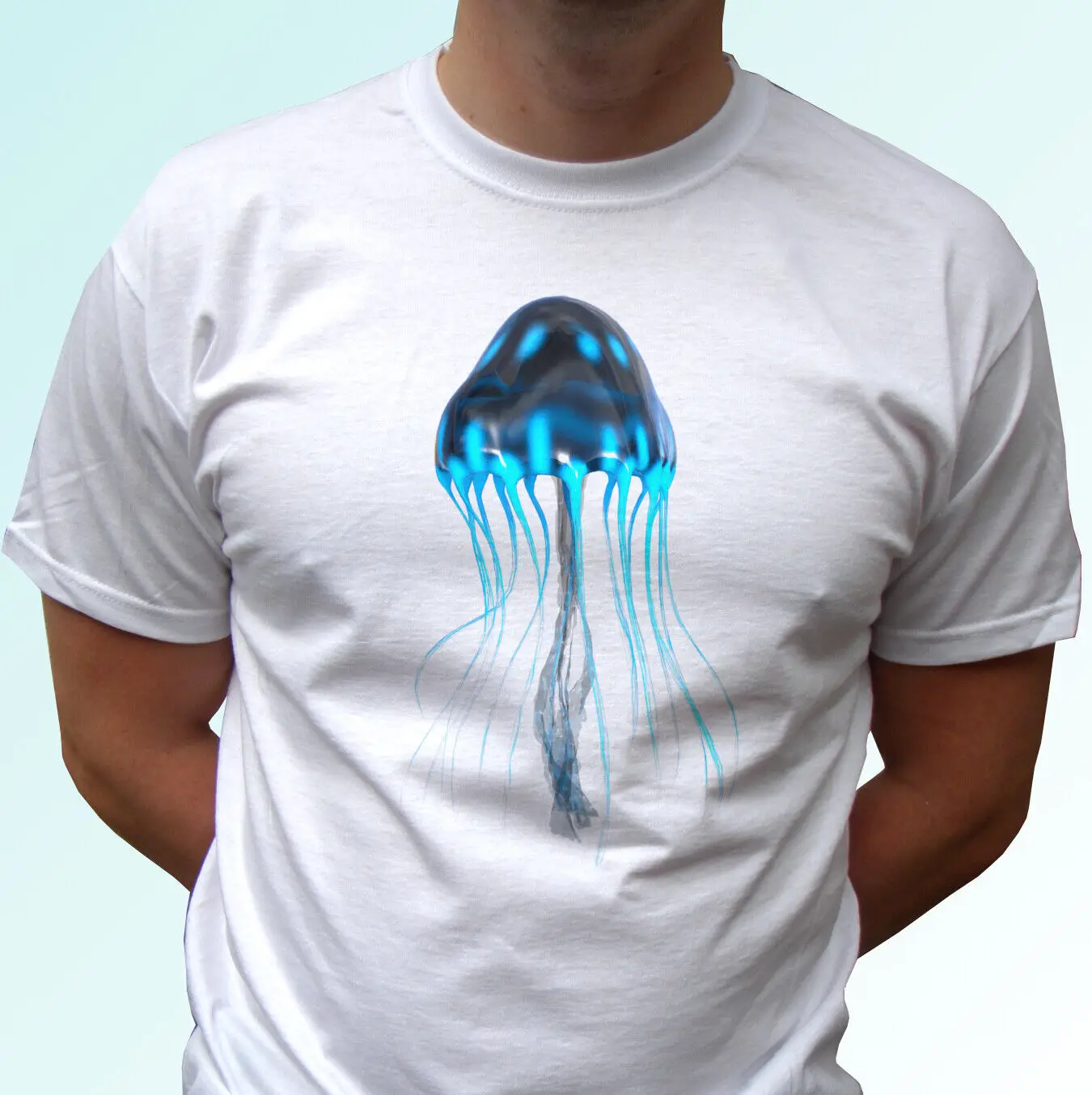 Jellyfish t shirt medusae tee sea top animal gift mens womens kids baby sizes