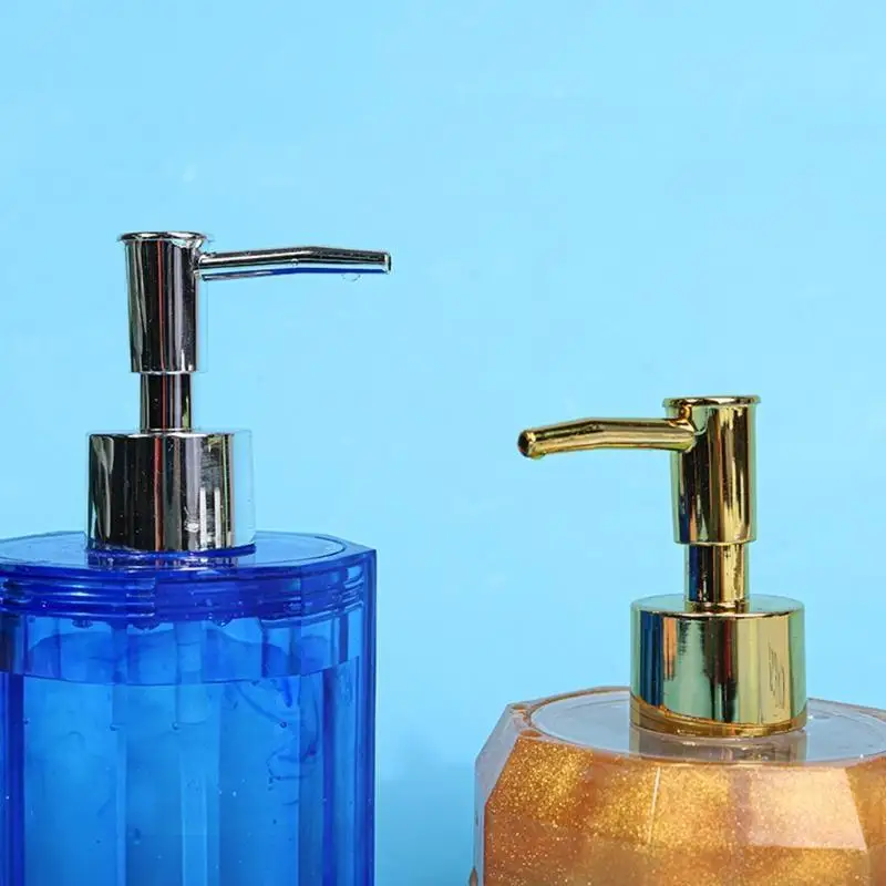A52E Hand Sanitizer Flasche Epoxy Harz Form Seife Pumpe Flasche Silikon Form DIY Handwerk Hause Dekoration Ornamente Casting – Detail 3