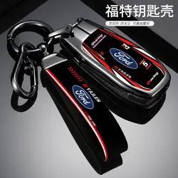 For Ford Figo 2017 Mondeo 5 Ecosport Fiesta Mk8 Everest Ranger Fusion Kuga Escort F150 Car Racing Style Design Key Case Cover