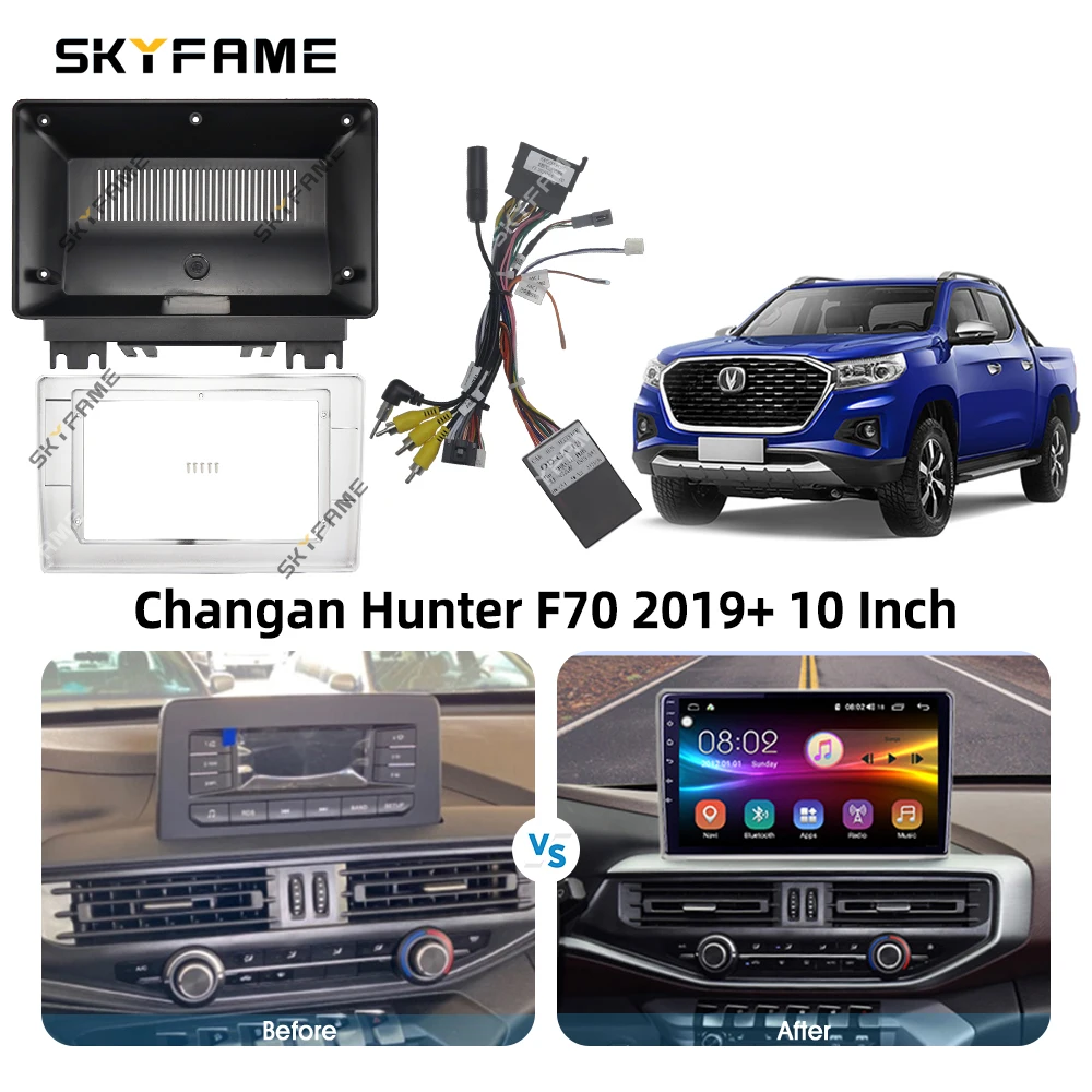 SKYFAME Kaicheng إطار السيارة فآسيا محول Canbus صندوق فك أندرويد راديو داش تركيب لوحة عدة ل Changan F70 هنتر