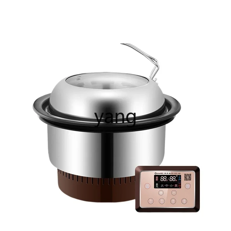 L'm'm Electric Saucepan for Commercial Use Multi-Functional Household Fantastic Steamer Steam Hot Pot