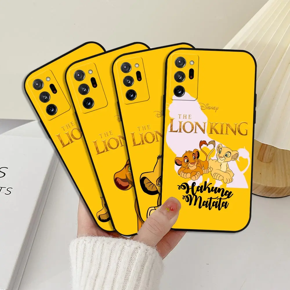 Disney The Lion King Hakuna Matata Case For Samsung Galaxy Note 20 10 Ultra Pro Plus M62 M51 M33 A15 A14 A13 A12 A06 A05S Cover