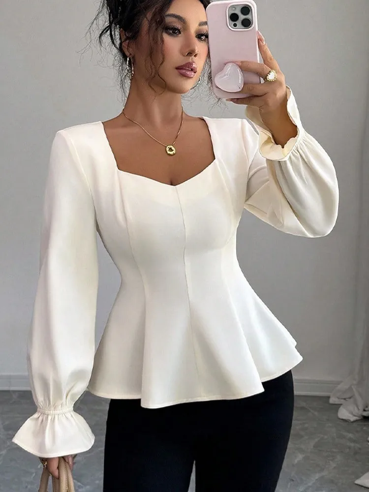 

Women Blouses 2026 Spring Autumn Long Sleeve Blouse Woman Blouse Shirt Office Elegant Work Shirt Top Blusas Mujer De Moda