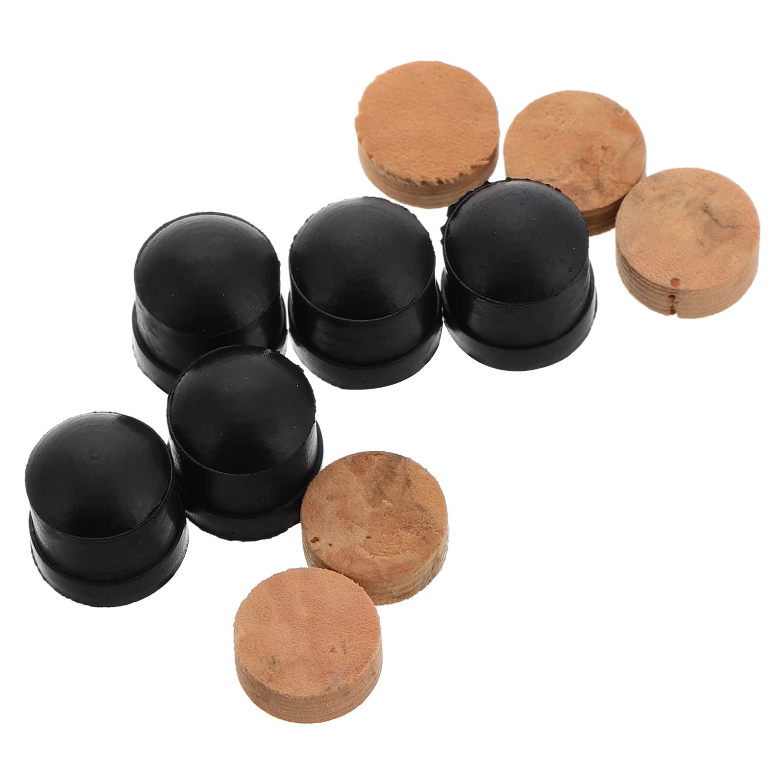 

Saxophone Cork Replacement Kit 10 Pcs Valve Pads Water Key Repair Tools for Woodwind Instruments Trumpet Clarinet Horn Cap Cover